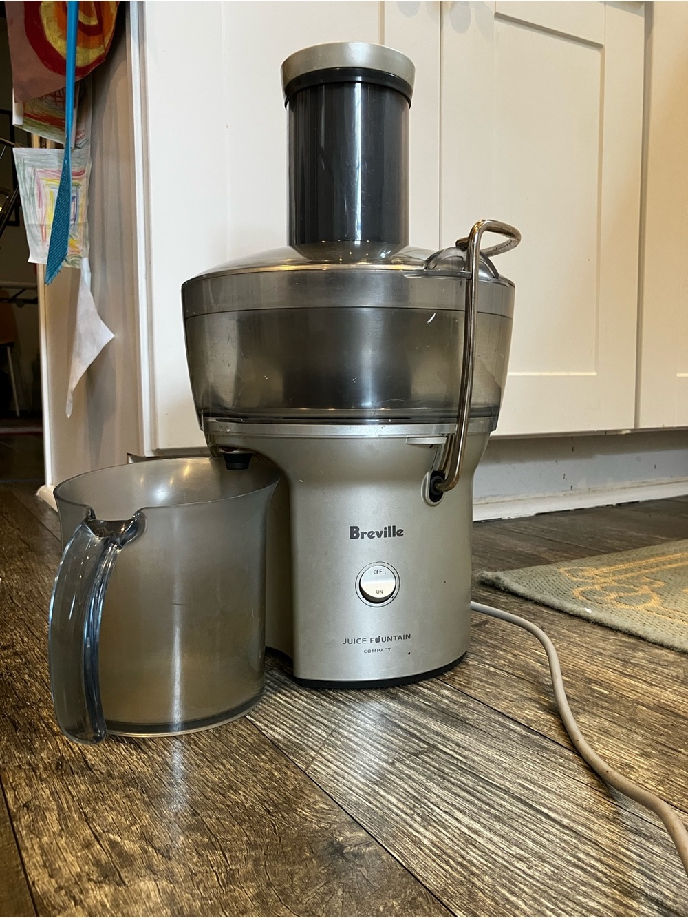 Breville Compact Juicer - Silver and Gray Finish